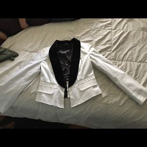 White tuxedo blazer
